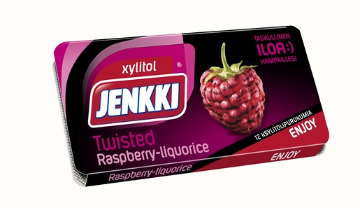 Jenkki purukumi Raspberry-Liquoricei18g